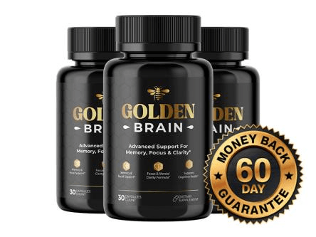 Golden Brain brain health capsule, 3-bottle kit